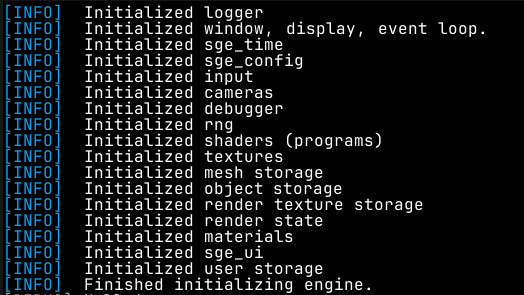 Logs drawn in-game