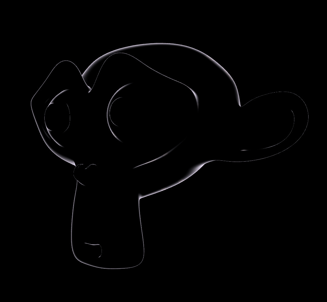 Outline material suzanne showcase